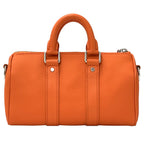 Louis Vuitton 2-Way Shoulder Bag Aerogram Leather Keepall XS Volcano Orange — view 2