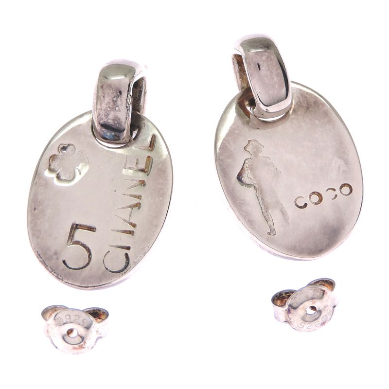 Chanel Earrings Silver — view 4