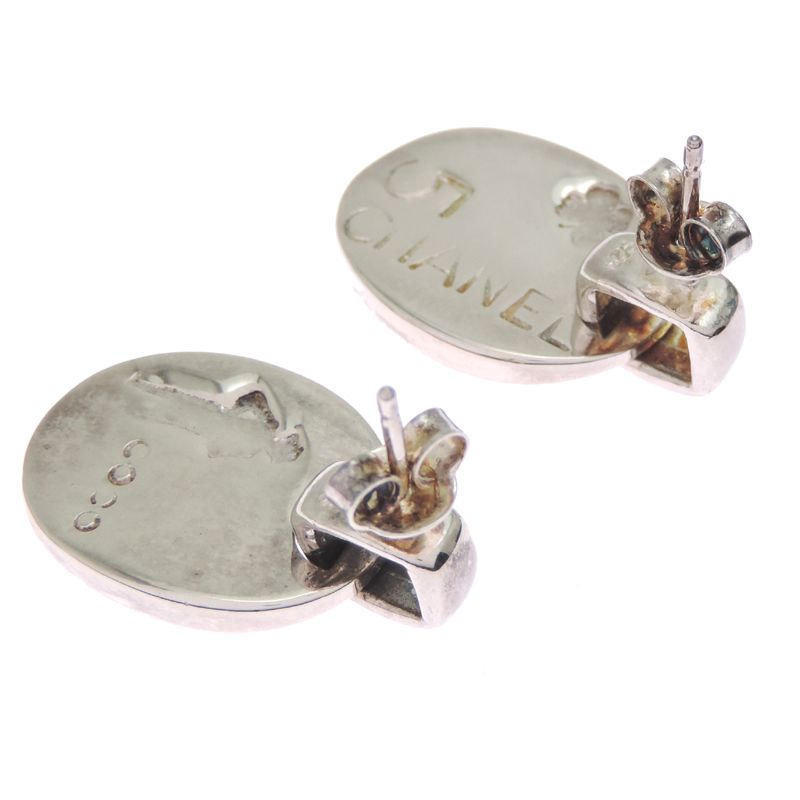 Chanel Earrings Silver — view 3