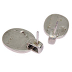 Chanel Earrings Silver — view 5