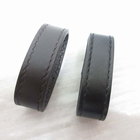 Gucci Interlocking Buckle Reversible Leather Belt Guccissima Black Brown Silver — view 8