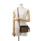 Louis Vuitton Shoulder Bag Monogram Reverse Lambskin Pochette Black — view 5