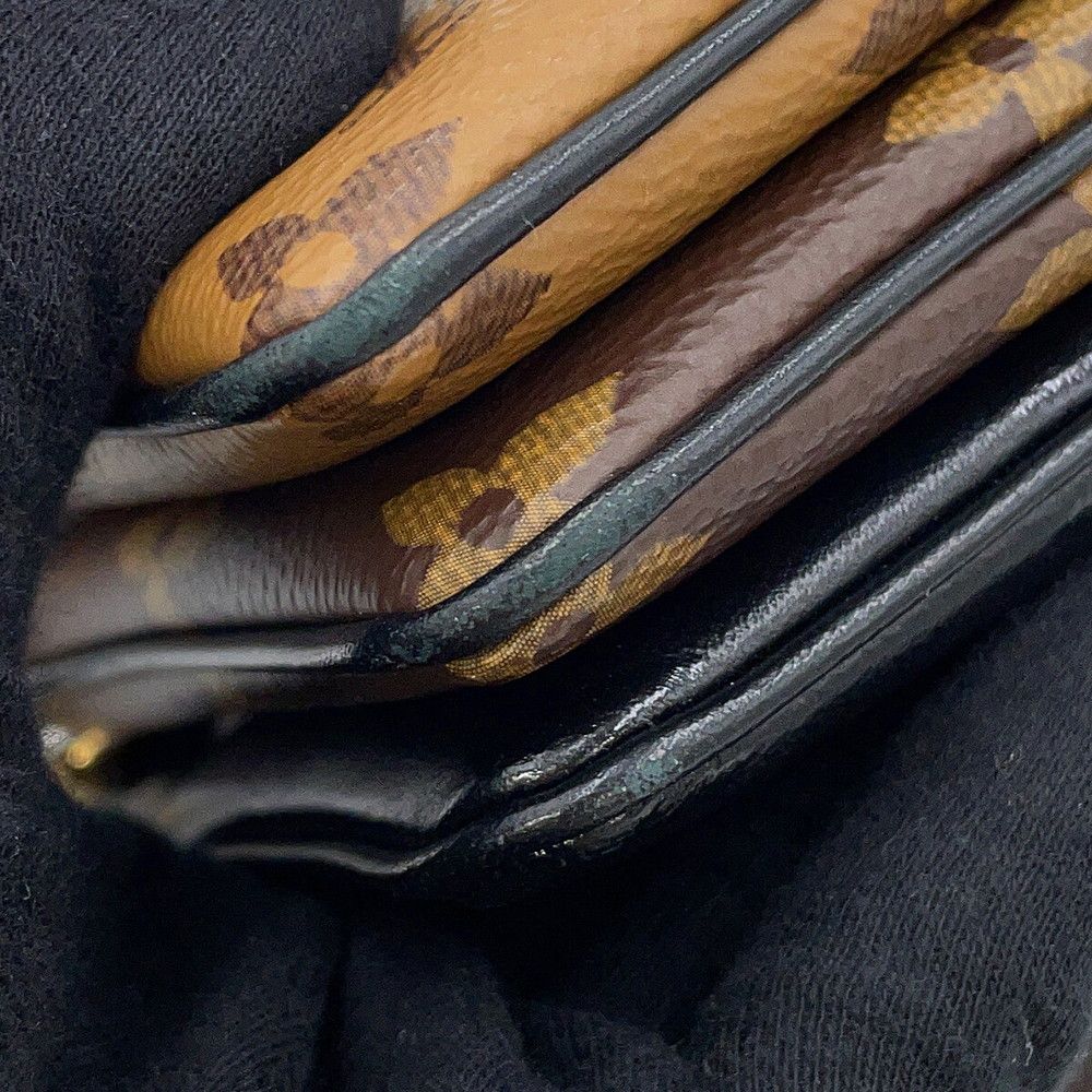 Louis Vuitton Shoulder Bag Monogram Reverse Lambskin Pochette Black — view 7