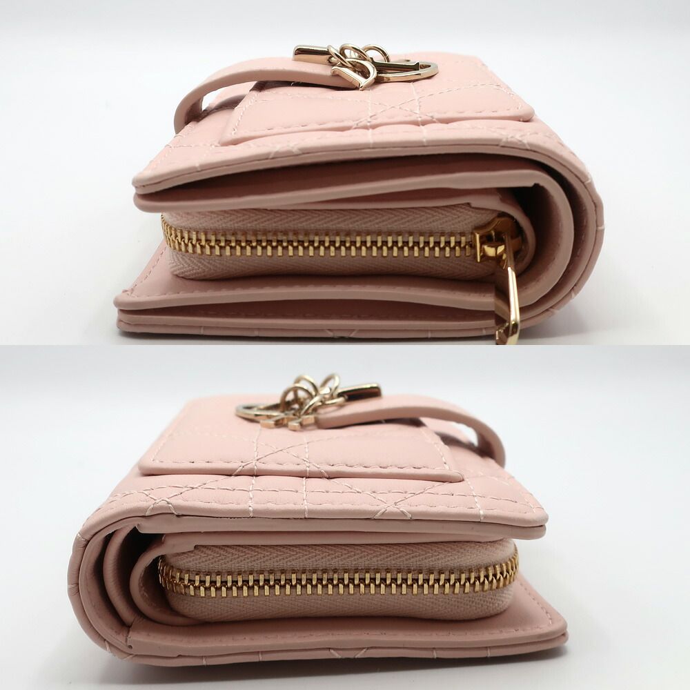 Dior My Dittany Wallet Lambskin Pink — view 5