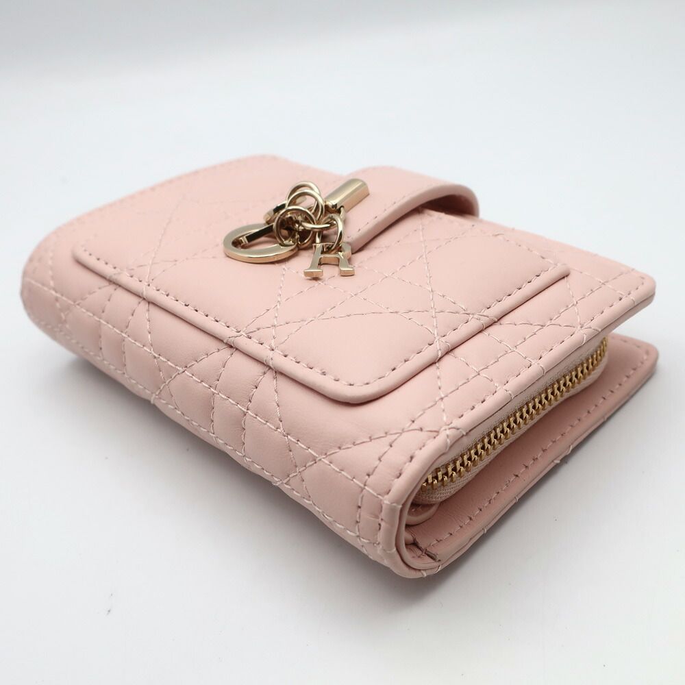 Dior My Dittany Wallet Lambskin Pink — view 4