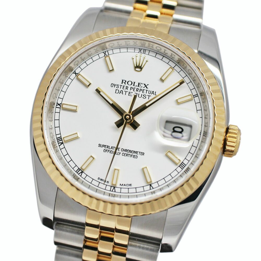 Rolex Datejust 36 Random White SS YG Automatic Winding — view 2