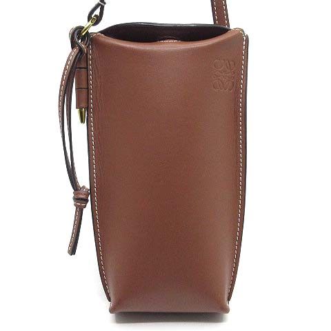 Loewe Gate Pocket Pochette Mini Shoulder Bag Brown — view 2