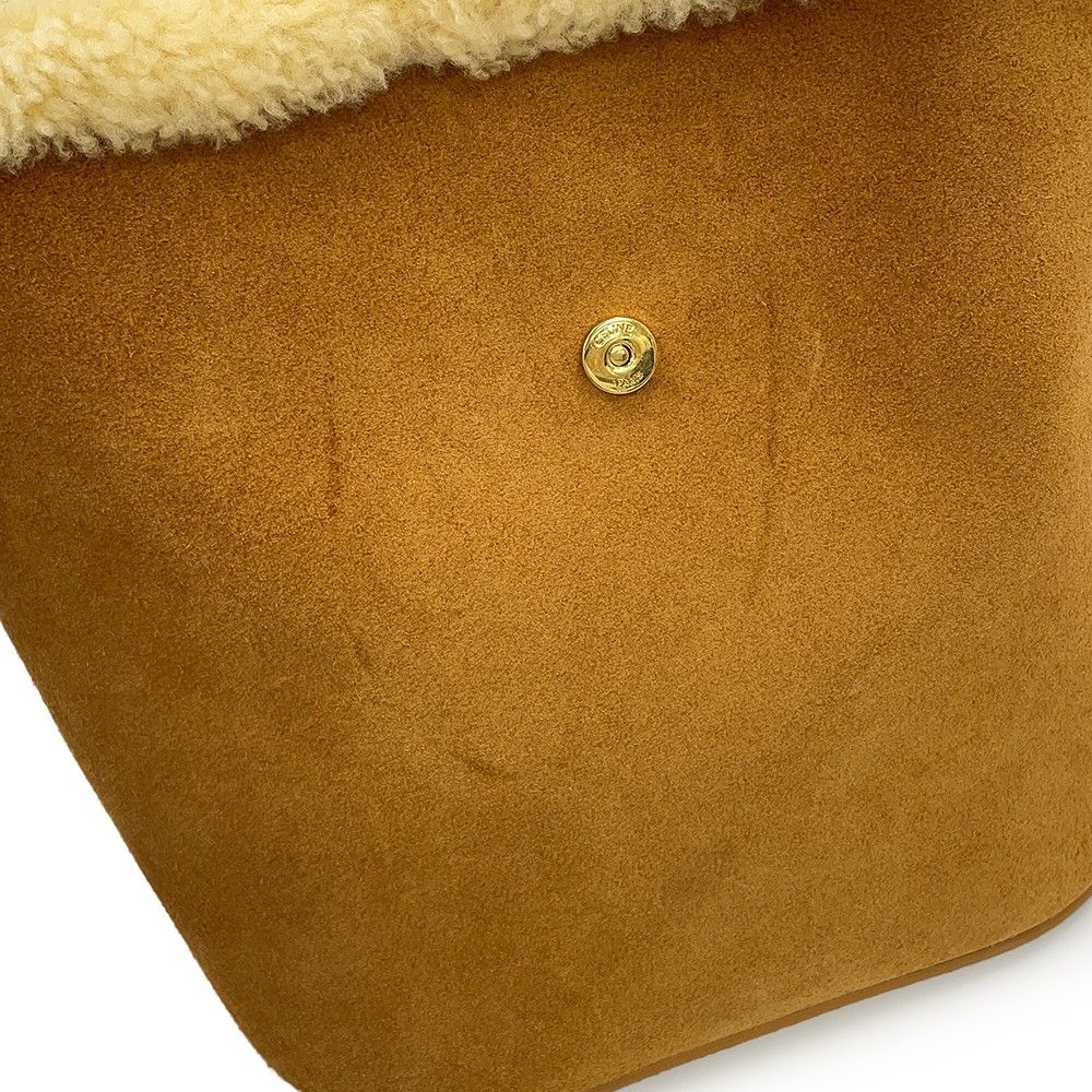 Celine Handbag Louis e Suede Shearling 2-Way — view 8