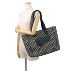 Dior Tote Oblique Saddle Canvas Leather Trotter — view 4