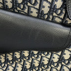 Dior Tote Oblique Saddle Canvas Leather Trotter — view 7