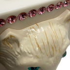 Gucci Shoulder Bag Cat Plastic Rhinestone Faux Pearl White — view 6