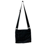 Prada Triangle Logo Shoulder Bag Black — view 7