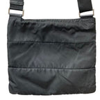 Prada Triangle Logo Shoulder Bag Black — view 3