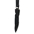 Prada Triangle Logo Shoulder Bag Black — view 2