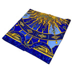 Hermes Carre 90 Carpe Diem Enjoy Your Day Silk Scarf Shawl Blue Multicolor — view 2