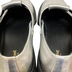 Celine Triomphe T Strap Loafer 37 Silver — view 6