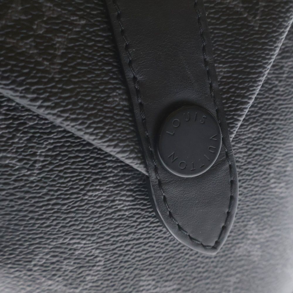 Louis Vuitton Envelope Pouch Monogram Eclipse Shoulder Bag Black — view 5