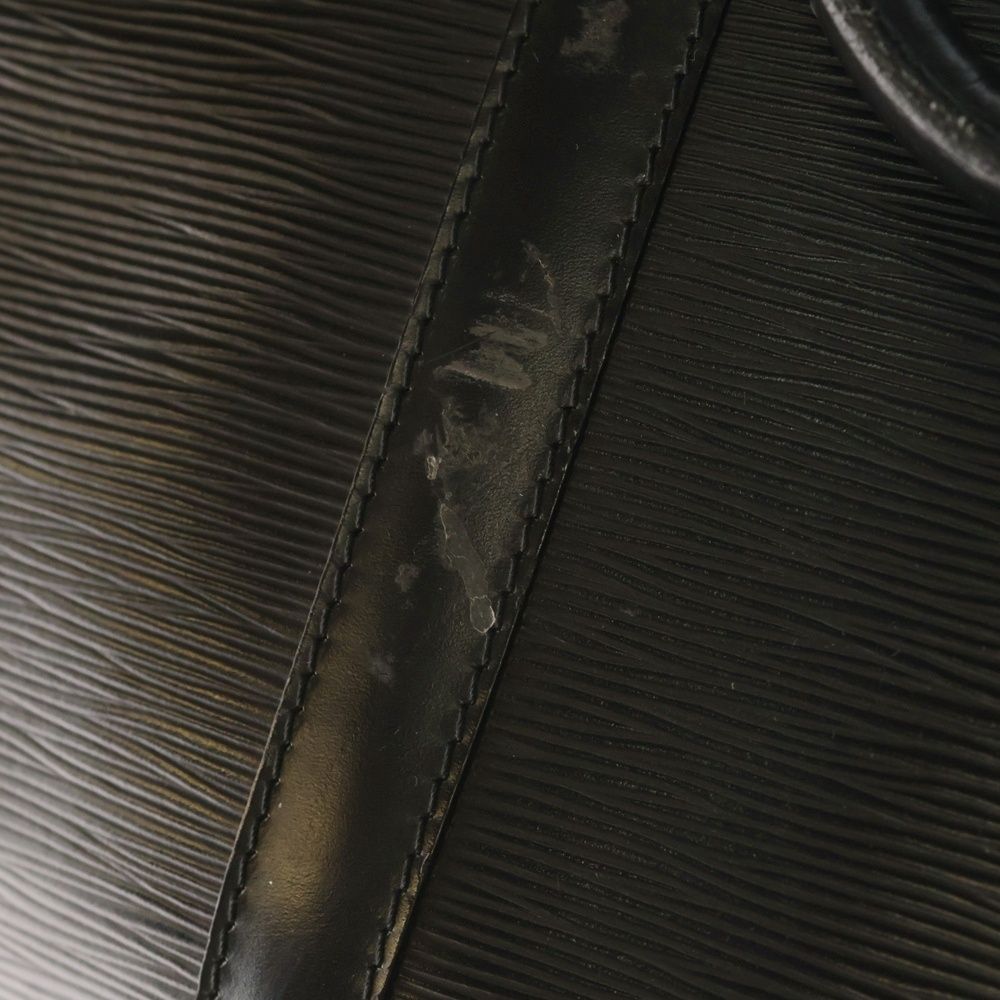 Louis Vuitton Keepall 50 Epi Boston Bag Black — view 5