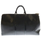 Louis Vuitton Keepall 50 Epi Boston Bag Black — view 2