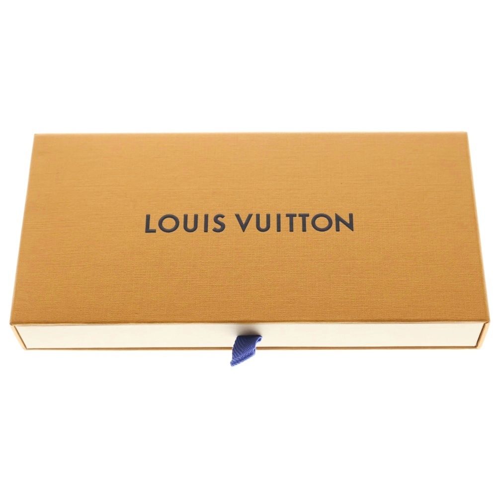 Louis Vuitton Monogram Bandeau BB Scarf Ultimate Blue Marine Silk — view 6