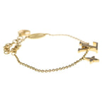 Louis Vuitton Bracelet LV Iconic Enamel Chain Gold Beige — view 3