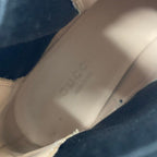 Gucci Short Boots Shoes Leather Black Bijoux GG Marmont Belt Side Gore — view 7
