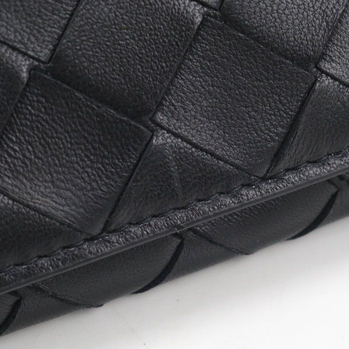 Bottega Veneta Business Card Case Intrecciato Holder Lambskin — view 4