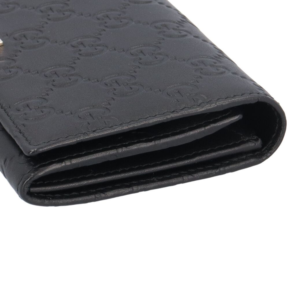 Gucci Guccissima Wallet Leather Wallets Gold — view 8