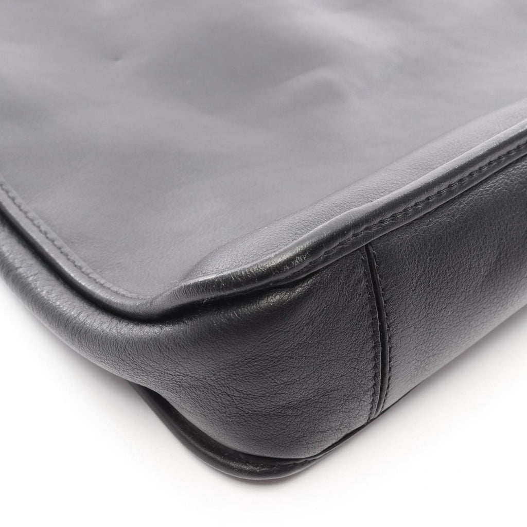 Loewe Business Anagram Black Leather Briefcase — view 8