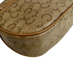 Celine Vintage Salki Pochette C Carriage Pattern Shoulder Bag Brown — view 3