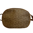 Celine Vintage Salki Pochette C Carriage Pattern Shoulder Bag Brown — view 2