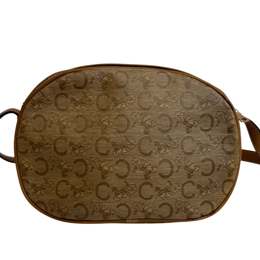 Celine Vintage Salki Pochette C Carriage Pattern Shoulder Bag Brown — view 2
