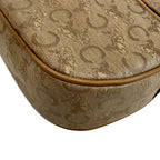 Celine Vintage Salki Pochette C Carriage Pattern Shoulder Bag Brown — view 4