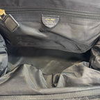 Celine Circle Logo Vintage Nylon Handbag Black — view 7