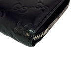 Gucci Zip Around Horsebit Guccissima Leather Wallet Black — view 3
