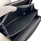 Gucci Zip Around Horsebit Guccissima Leather Wallet Black — view 7