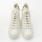 Louis Vuitton Stella Line Leather High Cut Sneakers Shoes White 37 — view 2