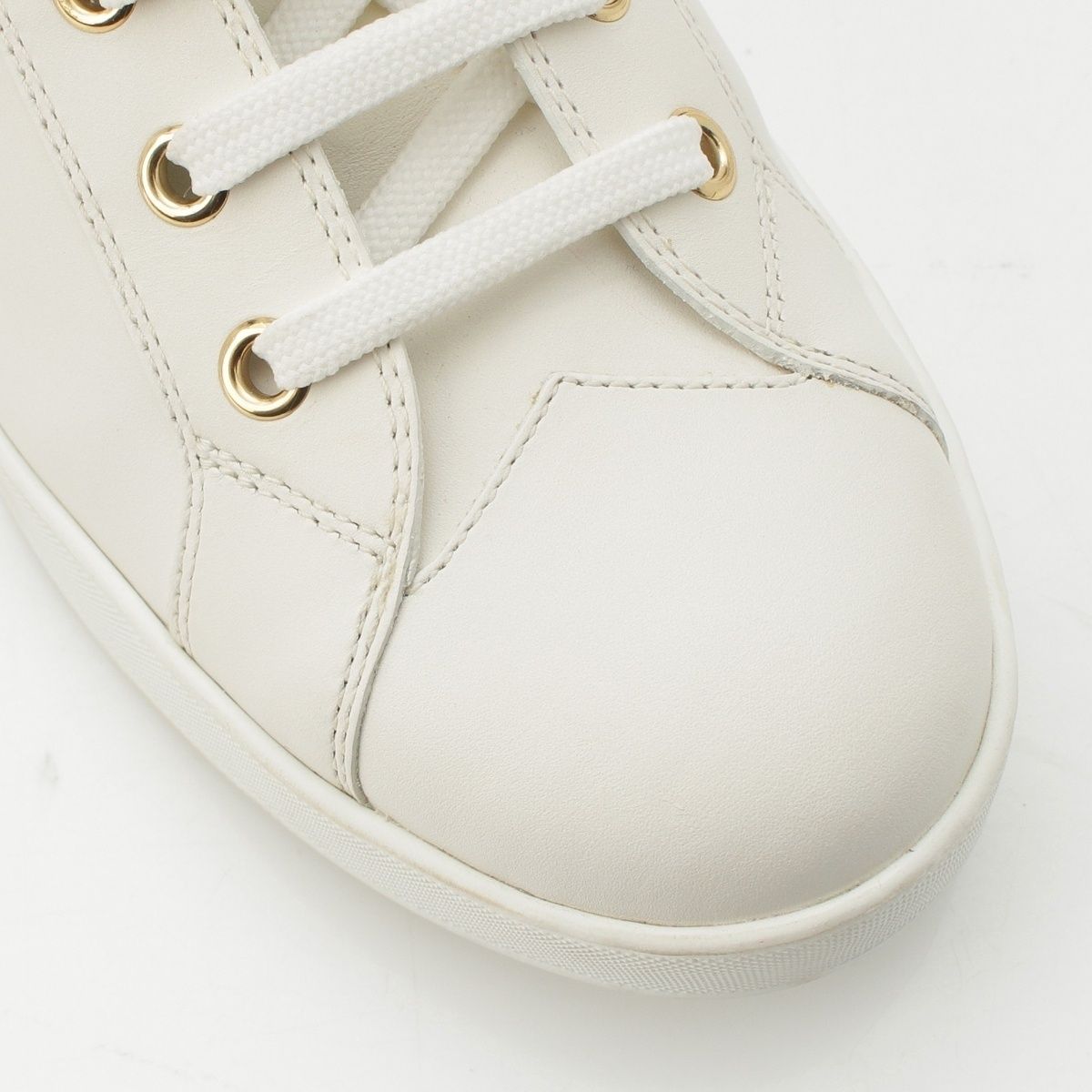 Louis Vuitton Stella Line Leather High Cut Sneakers Shoes White 37 — view 6