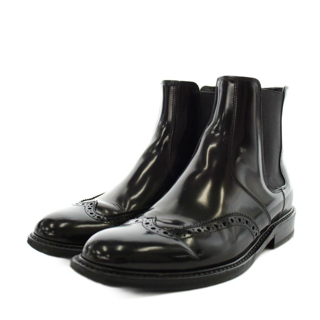 Saint Laurent Paris Chelsea Boots Side Gore Short Leather 37 Black — view 2