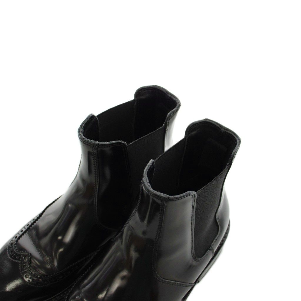 Saint Laurent Paris Chelsea Boots Side Gore Short Leather 37 Black — view 7