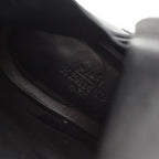 Hermes Leather Flats 60 Side Zip Boots Shoes Black 39 — view 7