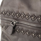 Bottega Veneta Leather Studded Handbag Black — view 8