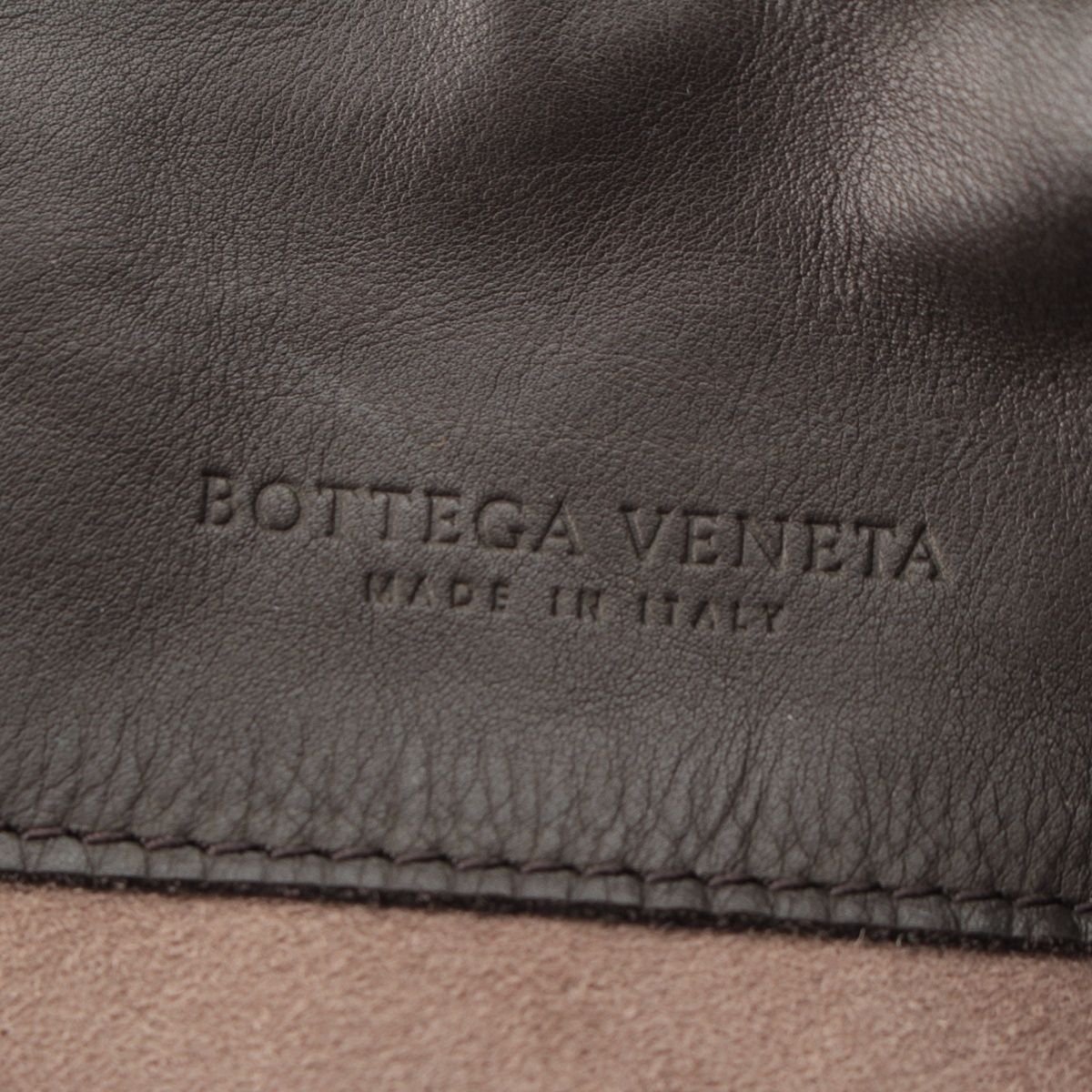 Bottega Veneta Leather Studded Handbag Black — view 7