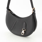 Hermes Petit Arson Togo Swift Gold Shoulder Bag Black — view 3