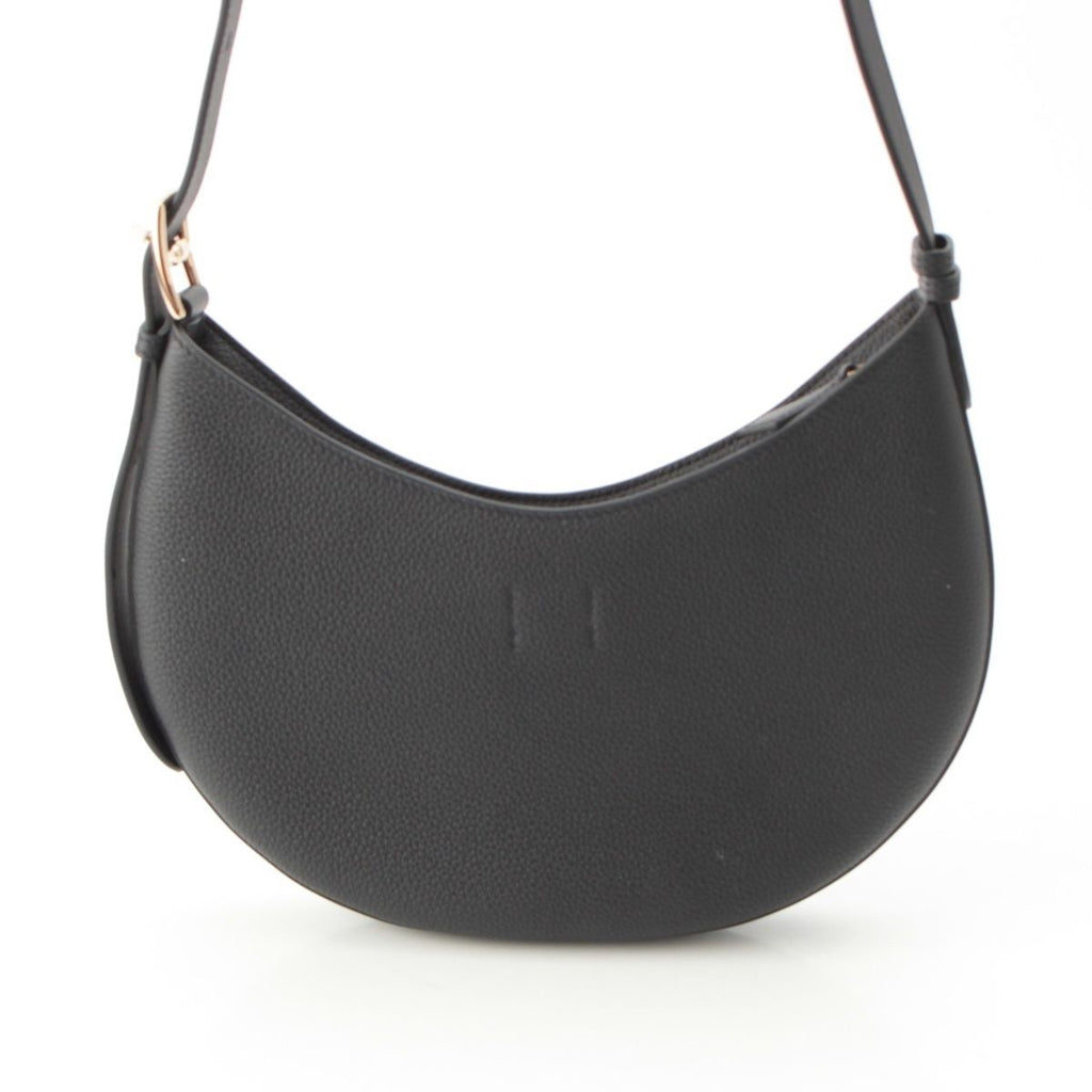 Hermes Petit Arson Togo Swift Gold Shoulder Bag Black — view 5