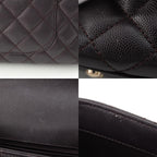 Chanel Coco Handle 24 XS Caviar Leather 2-Way Handbag Gold Brown — view 9