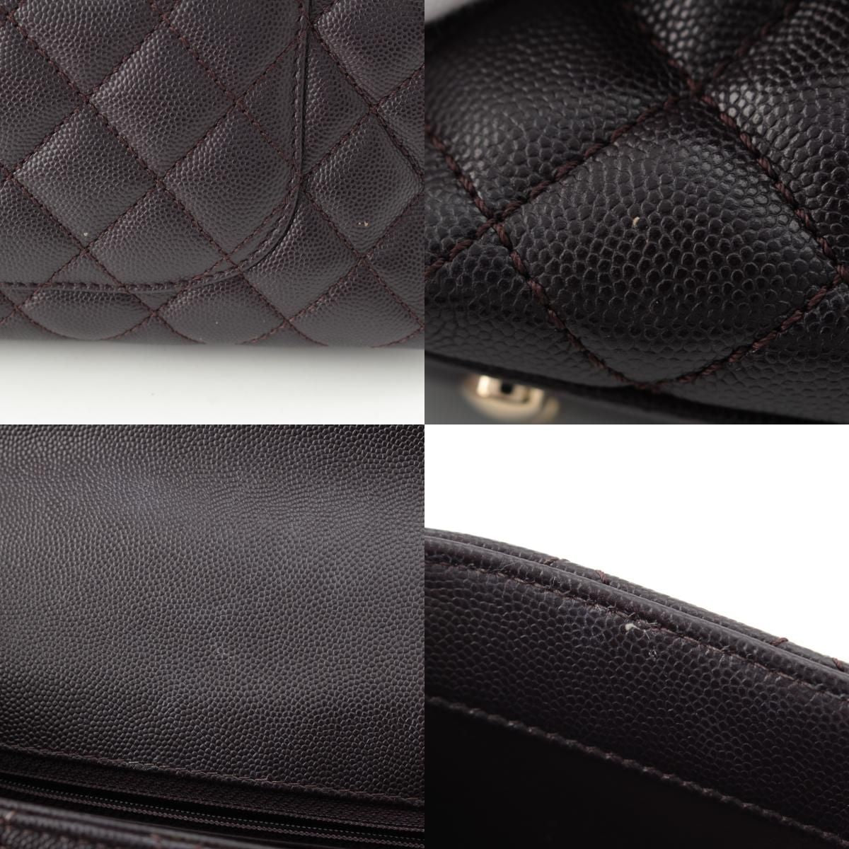 Chanel Coco Handle 24 XS Caviar Leather 2-Way Handbag Gold Brown — view 9