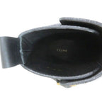 Celine Balki Buckle Diambout Platform Shoes 35 Black — view 9