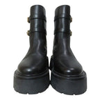 Celine Balki Buckle Diambout Platform Shoes 35 Black — view 6