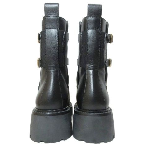 Celine Balki Buckle Diambout Platform Shoes 35 Black — view 2